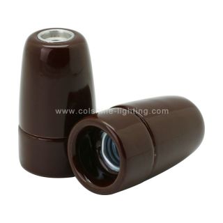 E14 Porcelain Pendant Lamp Holder Bulb Socket